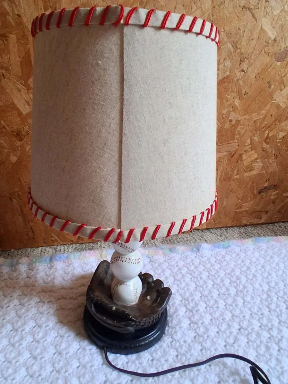 Baseball Desk Lamp (ceramic on bottom)